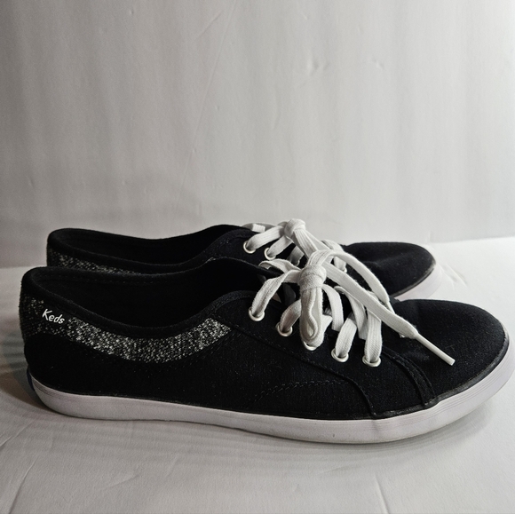 Keds Shoes - Keds Women's Black Lace Sneakers Size 7